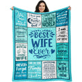 Gifts for a Wife Including a Christmas Blanket from Her Husband, Romantic Anniversary Presents, Birthday Gift Ideas, And Expressions of Love. The Best Gifts for a Wife Include a Cozy Blanket Measuring 50X60