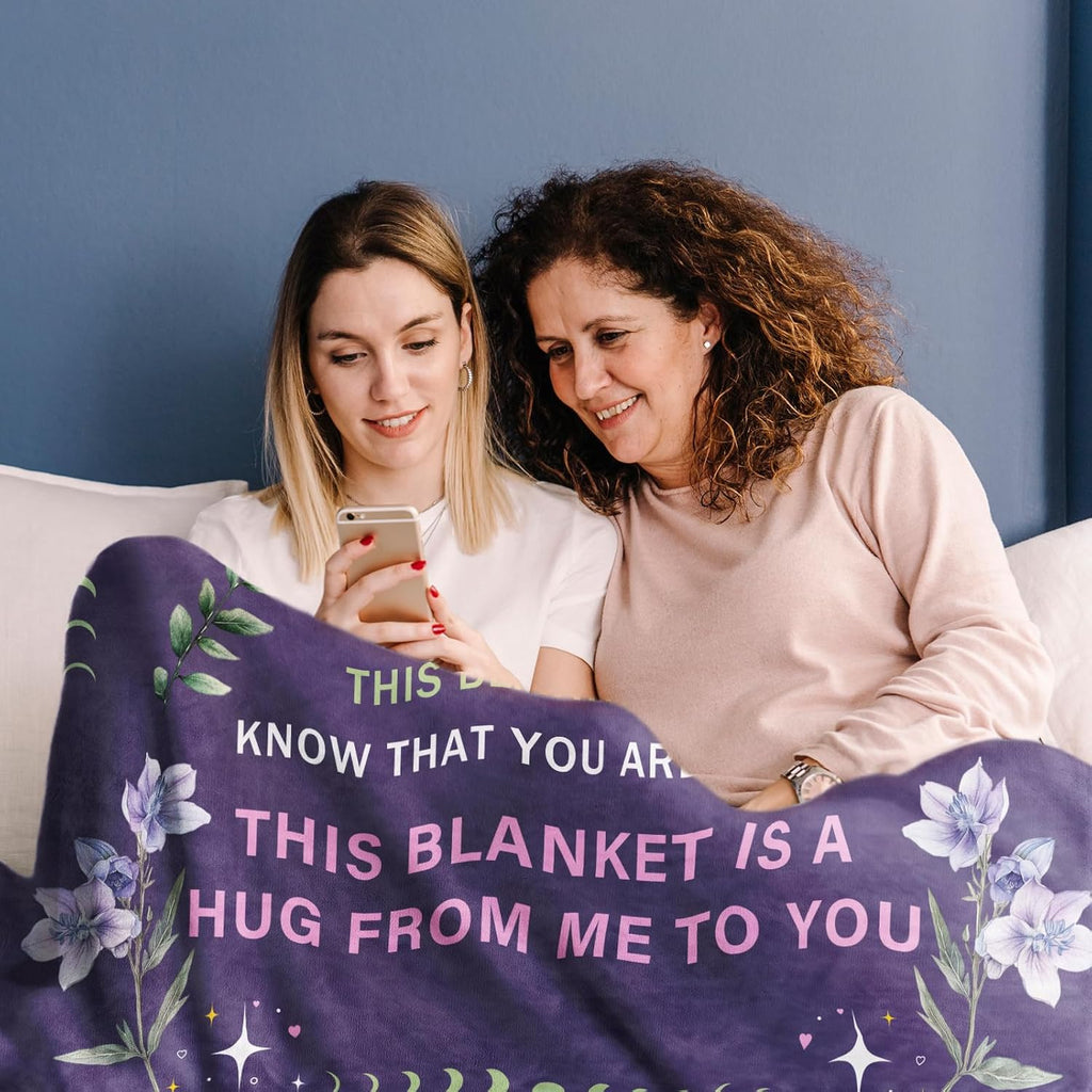 Presents for Mom: A Cozy Flannel Throw Blanket, Perfect for Mother'S Day Or Her Birthday, from Her. The Ultimate Gift for The Best Mom Ever, Measuring 60X50