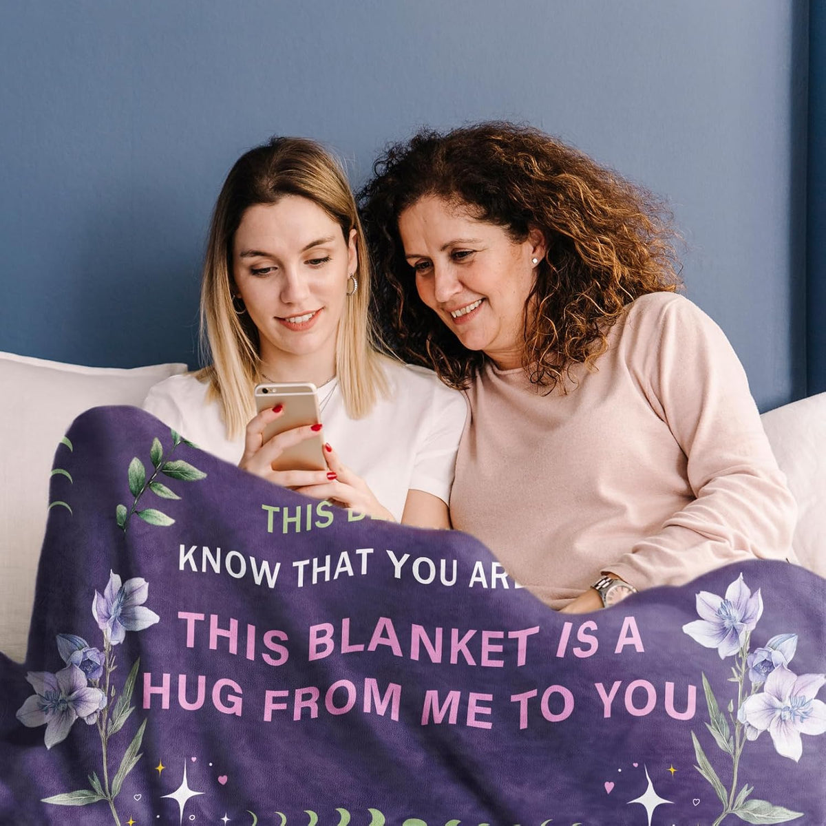 Presents for Mom: A Cozy Flannel Throw Blanket, Perfect for Mother'S Day Or Her Birthday, from Her. The Ultimate Gift for The Best Mom Ever, Measuring 60X50