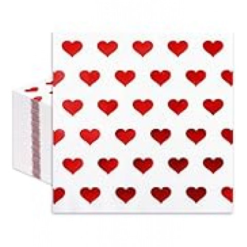 Valentine Fuzzy Blanket Love Heart Throw Blanket Red Cozy Flannel Blanket for Home Bed Sofa Couch Chair, 50 X 60 Inch