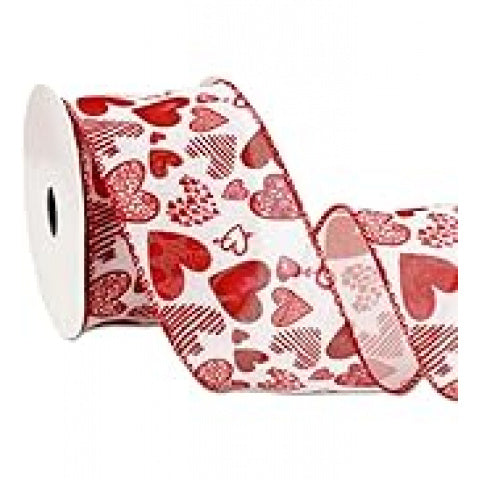 Valentine Fuzzy Blanket Love Heart Throw Blanket Red Cozy Flannel Blanket for Home Bed Sofa Couch Chair, 50 X 60 Inch