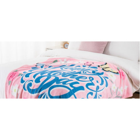 Battilo to My Mom Blanket Gift from Daughter Son, Unique Birthday Gifts for Mom Wife, Mother Birthday Present, Super Soft Flannel Throw Blankets for Bed Couch Mom Day(50 X 60in)