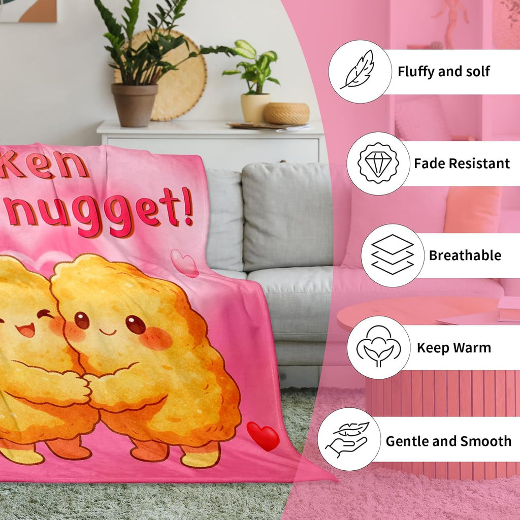 Valentines Day Gifts for Couple | Flannel Blanket Romantic Anniversary I Love You Birthday Gifts for Women Men Boyfriend Girlfriend Wedding Gift for Wife Husband Couple Throw Blanket 60'' X 50''