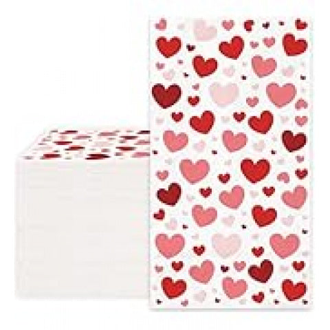 Valentine Fuzzy Blanket Love Heart Throw Blanket Red Cozy Flannel Blanket for Home Bed Sofa Couch Chair, 50 X 60 Inch