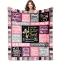 Christian Gift Blanket for Religious Enthusiasts, Soft Plush Sofa Blanket, TV Blanket, 1pc