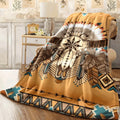 1pc A Sheep Head  Printed Blanket, Suitable for All Seasons, Perfect As a Gift Blanket for a Camper