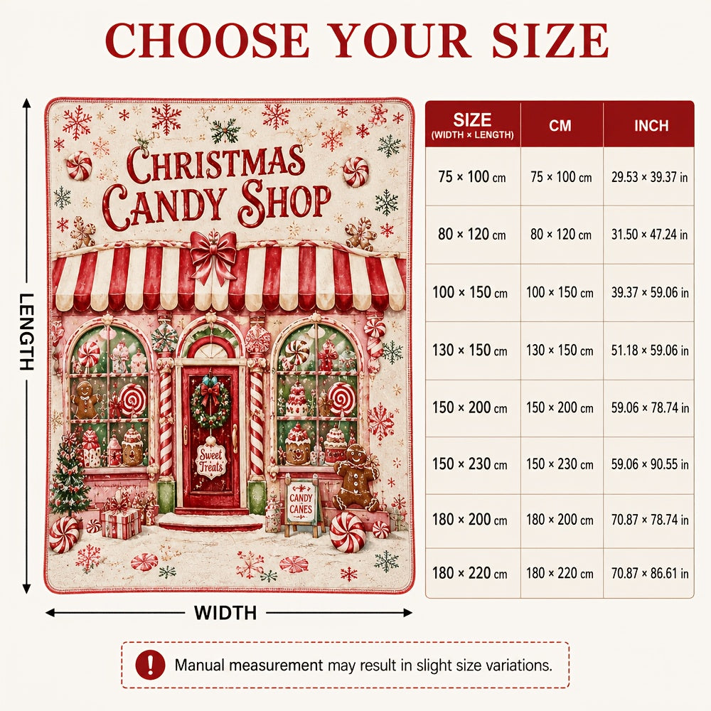 Blankets, Christmas Candy Store, Mints, Gingerbread, Lollipops, Patterns, Living Room, Sofa, Bedroom, Lunch Break
