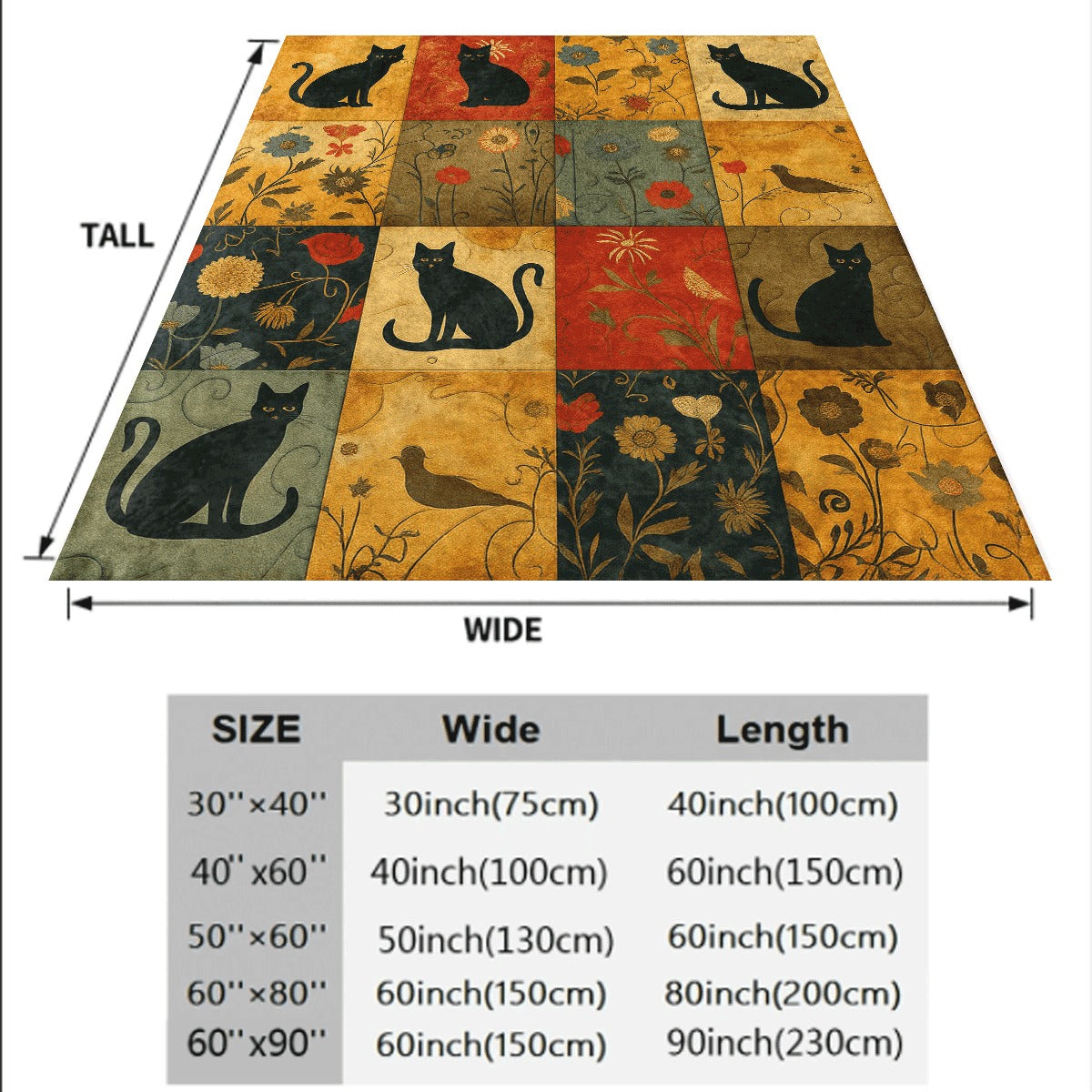 1pc Cat-Themed Patchwork Digital Print Fleece Blanket Made of 100% Fiber Suitable for All Seasons Lightweight And Warm Perfect for S Sofas And More Showcasing a Cute Style That Conveys a H