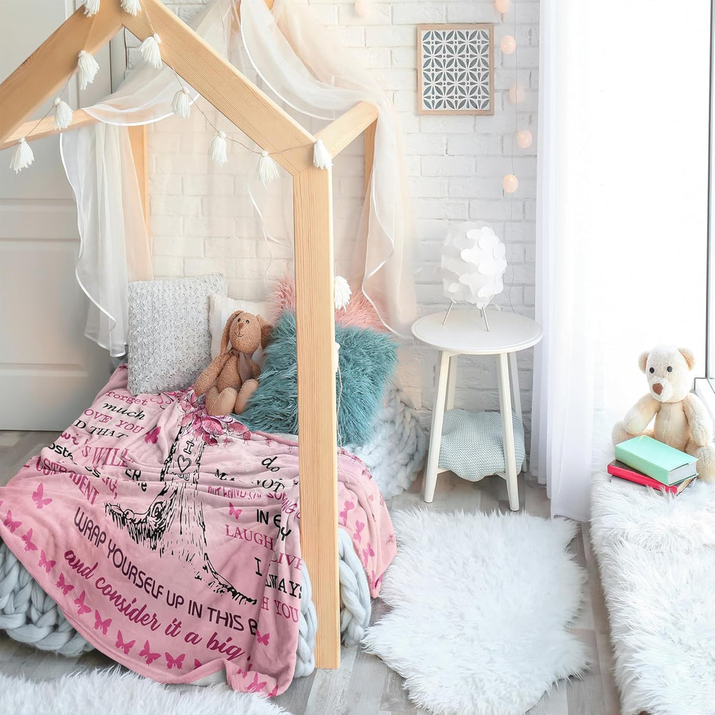 Cozy Gifts for Daughters from Parents, Including a Blanket Suitable for Christmas And Birthdays, Perfect for Adult Daughters. Ideal for Occasions Like Mother'S Day, Valentine'S Day, Or Graduation, Measuring 60X50