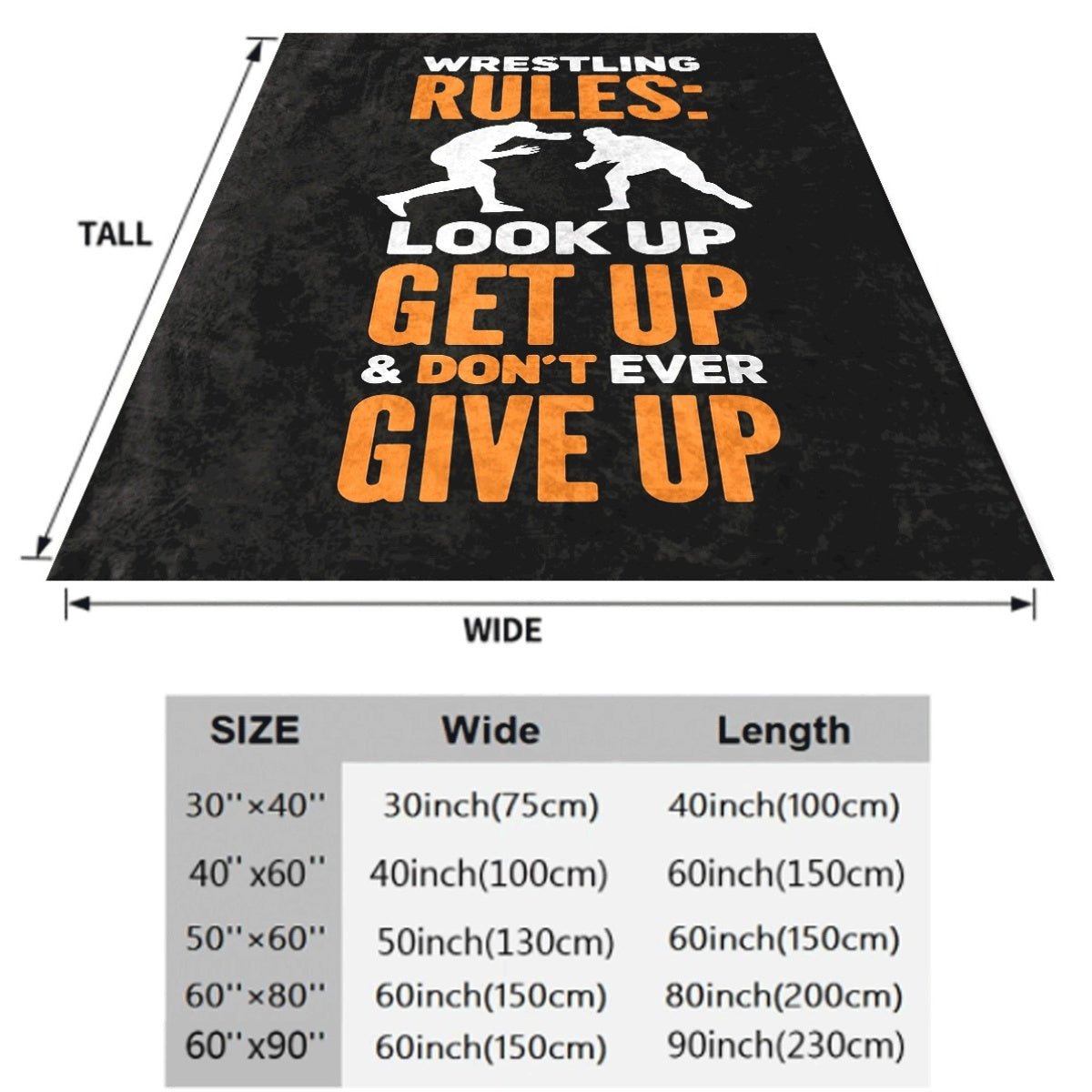 1pc Ultra-Soft Flannel Wrestling-Themed Throw Blanket Perfect for Sports Fans, Ideal for Couch, Bed, And Camping Cozy & Warm All-Season Comfort, Great Gift for Wrestlers, Multi-Purpose Use As Sha