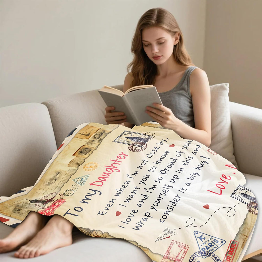 UFOORO Anime-Themed Throw Blanket Suitable for Daughter from Mom - 55x70 Soft Flannel with Cute & Characters, Cozy Gift for &, - Couch Cover (Machine Washable)