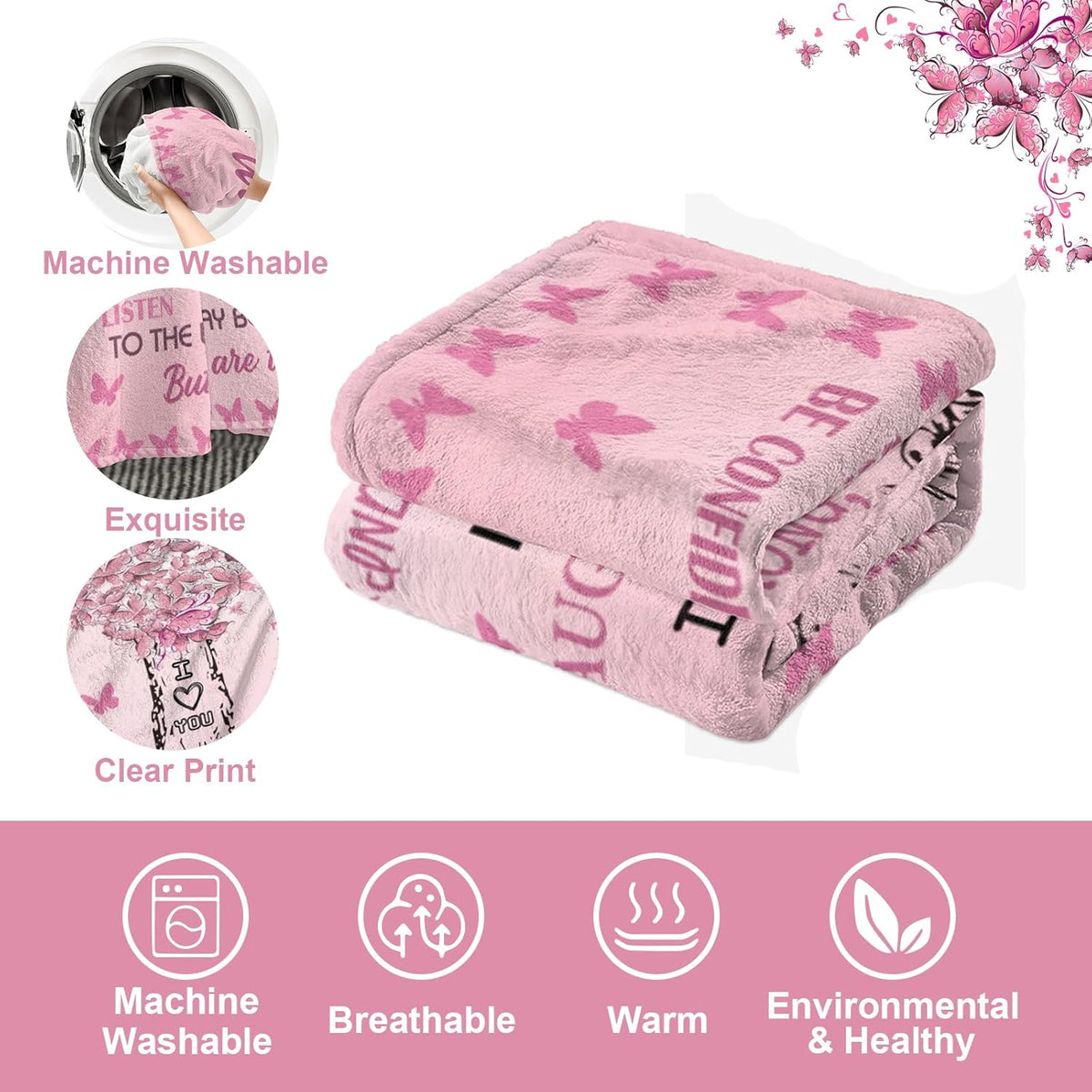 Cozy Gifts for Daughters from Parents, Including a Blanket Suitable for Christmas And Birthdays, Perfect for Adult Daughters. Ideal for Occasions Like Mother'S Day, Valentine'S Day, Or Graduation, Measuring 60X50