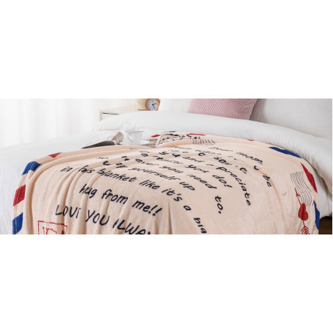 Battilo for Mom Birthday Mothers Day, to My Mom Blanket Gift from Daughter Son, Gift Blanket, Super Soft Flannel Throw Blanket for Couch Bed Sofa 50 X 60