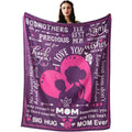Battilo'S Incredibly Soft And Cozy Blanket for Mothers, a Distinctive Birthday Gift From, Perfect for Mother'S Day, Birthdays, And Christmas. This Flannel Throw Measures 50X60 And Comes in Purple, Ideal for Use on Beds Or Couches