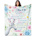 Mom to Be Throw Blanket 60X 50, New Mom Gifts for Women After Birth, Gifts for New Moms, First Time Moms/Gender Reveal/Pregnancy Gifts for Mother