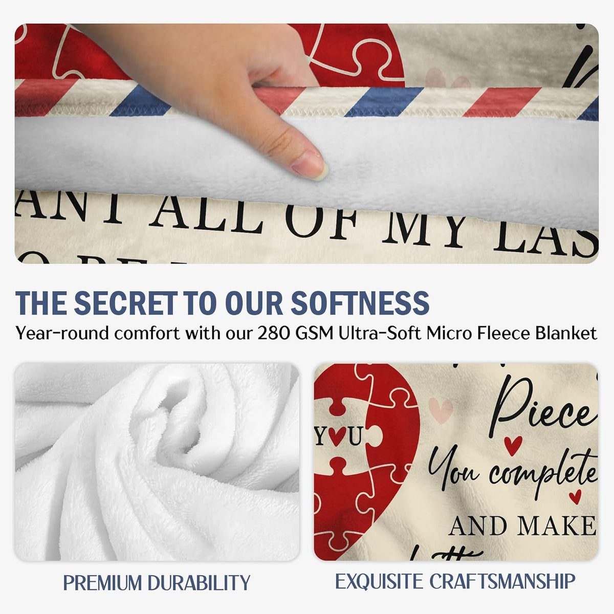 GEEMBI Valentine'S Day Presents for Him And Her - Cozy Flannel Throw Blankets 60X80 Inches - Perfect Gifts for Weddings, Anniversaries, And Birthdays for Couples