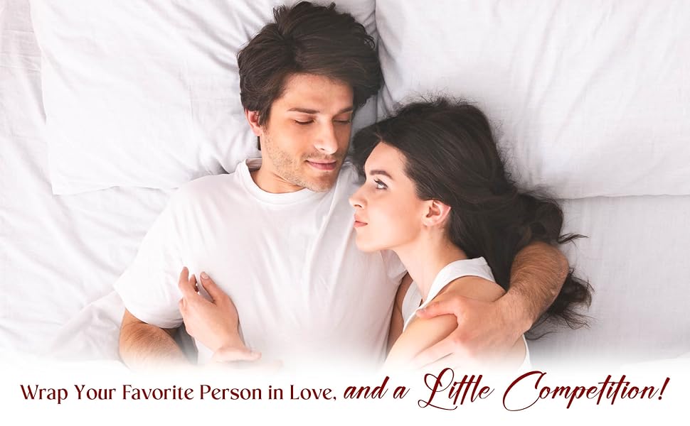 Valentines Day Gifts for Him Her- I Love You More Super Soft Flannel Throw Blanket 60x80 In- Anniversary Wedding Gifts for Men Women Girlfriend Boyfriend, Romantic Husband Wife Birthday Gift