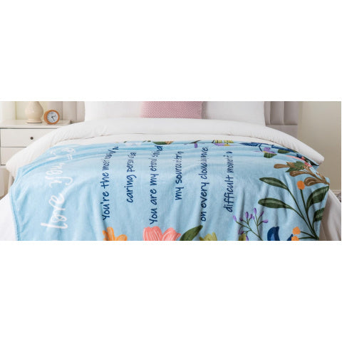 Battilo'S Incredibly Soft And Cozy Blanket for Mothers, a Distinctive Birthday Gift From, Perfect for Mother'S Day, Birthdays, And Christmas. This Flannel Throw Measures 50X60 And Comes in Purple, Ideal for Use on Beds Or Couches