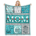 1pc Super Soft Flannel Letter Blanket Birthday Gift for Mom, Comfortable Travel Blanket for, Couch, Chair- Perfect for Mothers Day, Christmas, Valentines Day, And Any Occasion