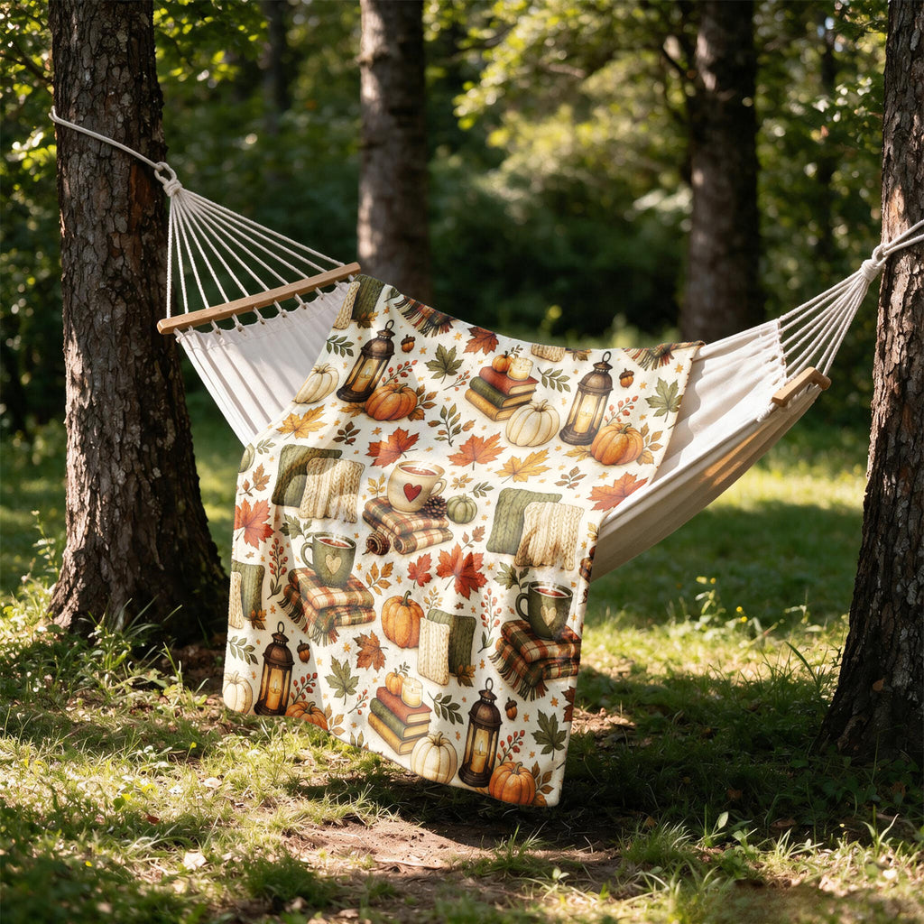 1pc Autumn Pumpkin Coffee Lantern Blanket, Maple Leaf Themed Flannel Blanket - Large Size, Soft, Lightweight, and Warm, Suitable for All Seasons - Perfect for Bed, Sofa, Office, Camping, and Travel - The Best Choice for a Blanket, a Perfect Gift