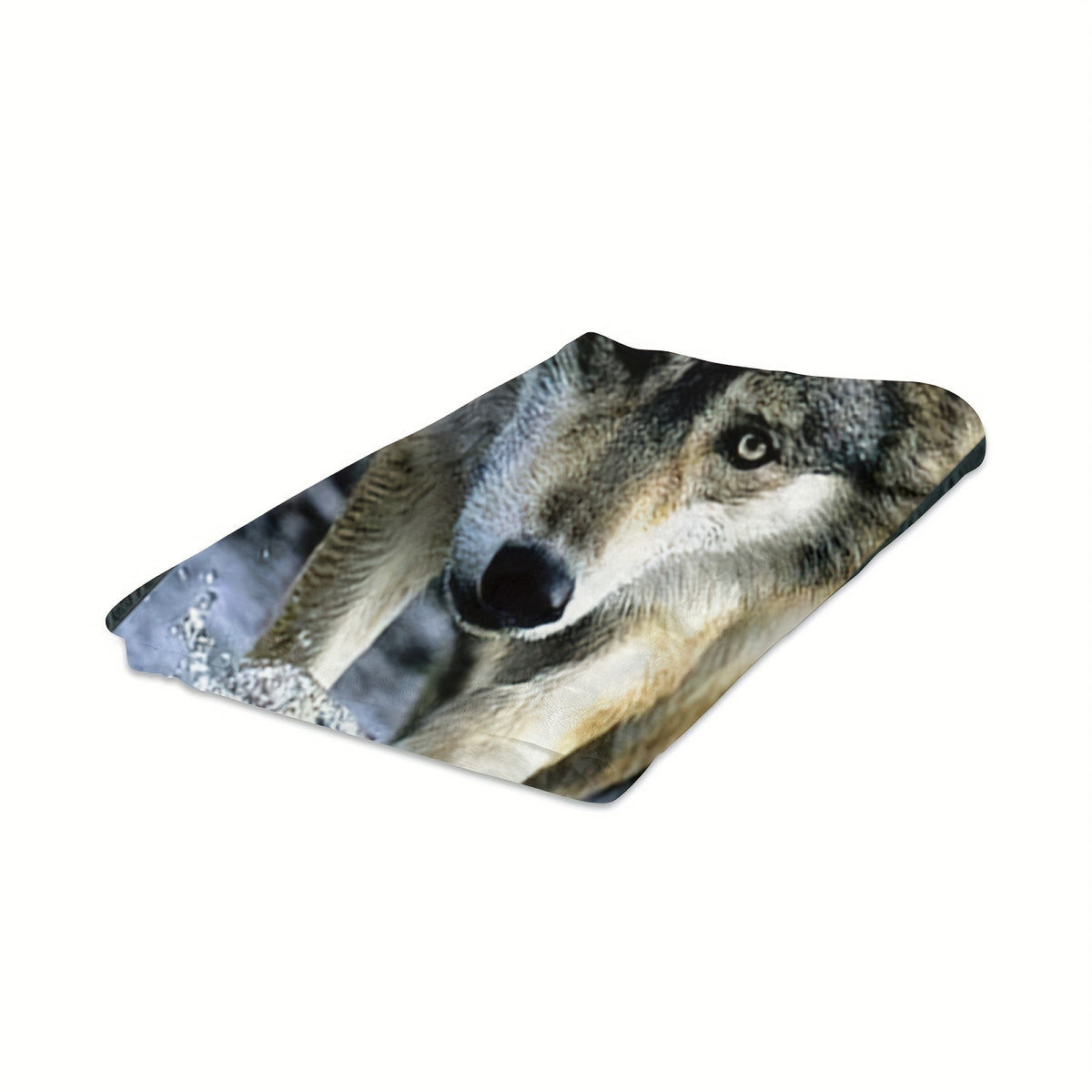 1pc Wolf Blanket Flannel 3D Printing Blanket Adult Flannel Blanket Chair Sofa Bedroom Blanket Room Decor