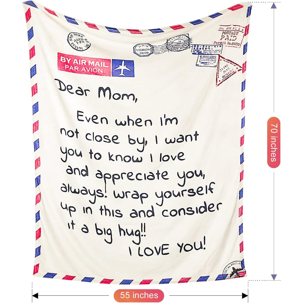 Cozy Throw Blankets for Mothers, Measuring 55X70, Perfect for Gifting on Occasions Like Mother'S Day, Birthdays, Christmas, And Thanksgiving. Unique Gift Ideas from