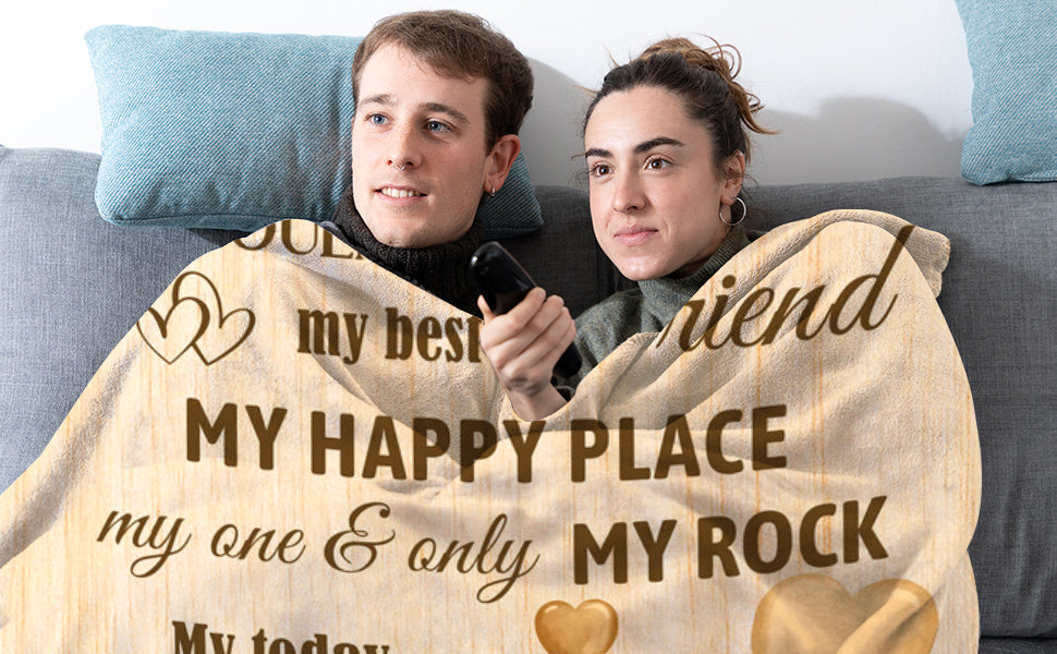 Gifts for Wife from Husband, Gifts for Her Blanket, Wife Birthday Gift Ideas, to My Wife's Throw Wifey Gift, Anniversary Christmas Blanket for Women