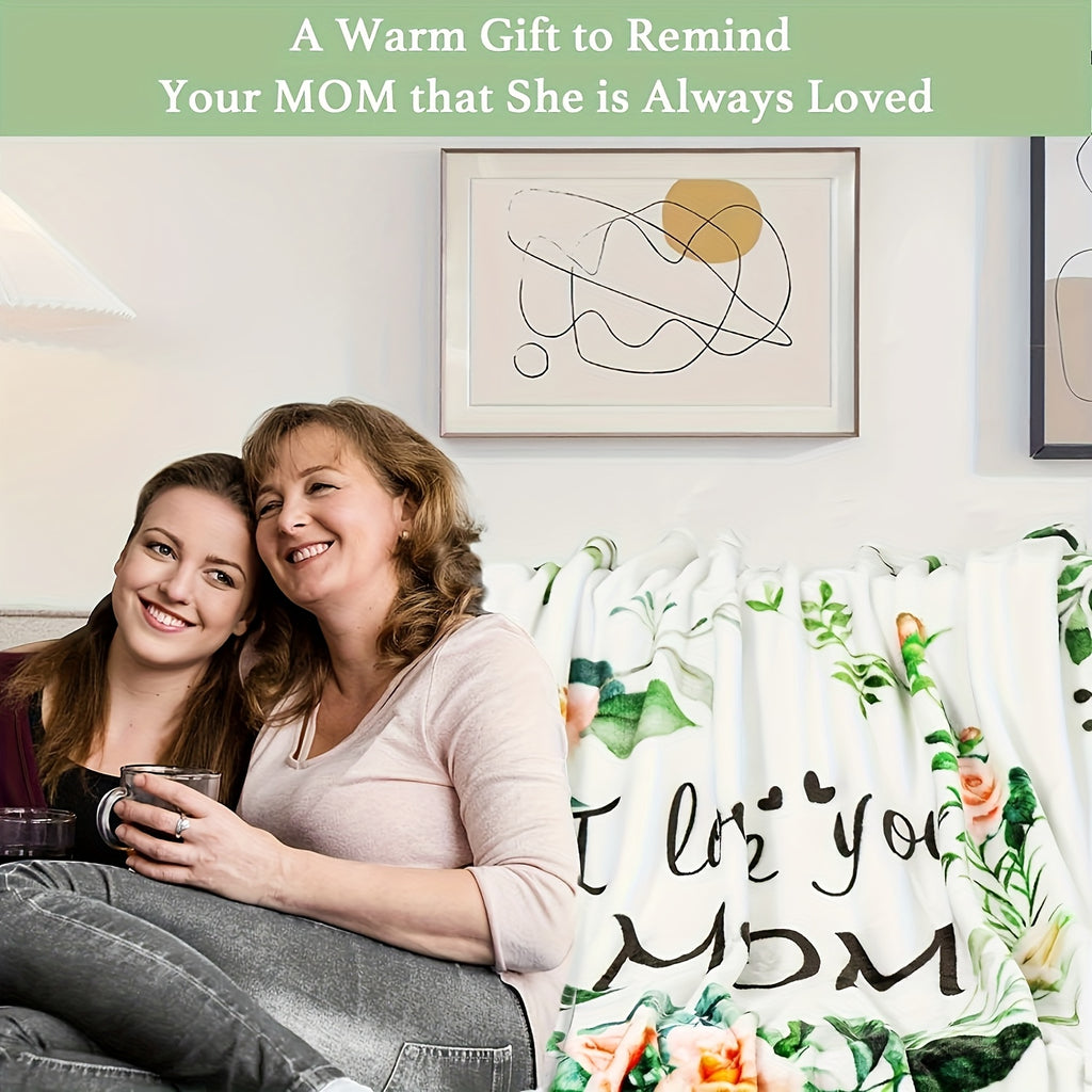 1pc 280Gsm Luxuriously Soft Flannel Throw Blanket - Ultimate Comfort for Your Mom, Ideal for Birthday Celebrations And Memorable Occasions