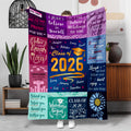 1pc Graduation Blanket with Graduation Season Pattern, Lightweight And Soft Blanket, Gift Blanket for Family And Friends. Mother'S Day, Father'S Day