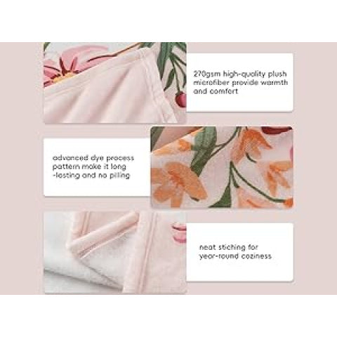 Battilo to My Mom Blanket Gift from Daughter Son, Unique Birthday Gifts for Mom Wife, Mother Birthday Present, Super Soft Flannel Throw Blankets for Bed Couch Mom Day(50 X 60in)