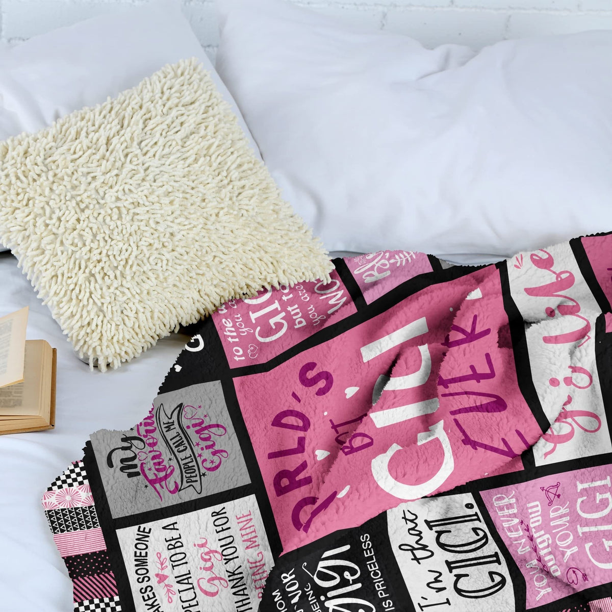 One Throw Blanket, a Perfect Gift for Gigi, Soft And Warm for Use on The Couch,, Sofa, Car, Office, Camping, Or Traveling; Suitable for Any Season