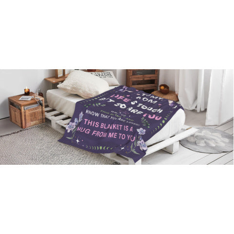Presents for Mom: A Cozy Flannel Throw Blanket, Perfect for Mother'S Day Or Her Birthday, from Her. The Ultimate Gift for The Best Mom Ever, Measuring 60X50