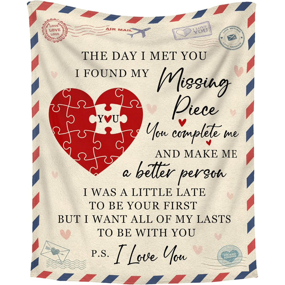 GEEMBI Valentine'S Day Presents for Him And Her - Cozy Flannel Throw Blankets 60X80 Inches - Perfect Gifts for Weddings, Anniversaries, And Birthdays for Couples