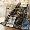 1pc 1pcs 85-Year-Old Dad & Grandpa's Birthday Gift Flannel Throw Blanket Soft and Cozy Nap Blanket for Home Outdoor Camping Sofa Chair Decor Room Decoration Suitable for Living Room Couch