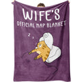 SteadStyle Christmas Wife Gifts from Husband- Gifts for Her Blanket, Wife Birthday Gift Ideas, Wedding Anniversary Romantic Gift for Wifey, Valentine's Mother's Day Present for Her 60X 50(Purple)