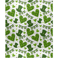 St. Patrick's Day Throw Blanket for Girls Boys, 50 X60, Lightweight Fuzzy Flannel Blanket for Couch, Sofa,, Travel