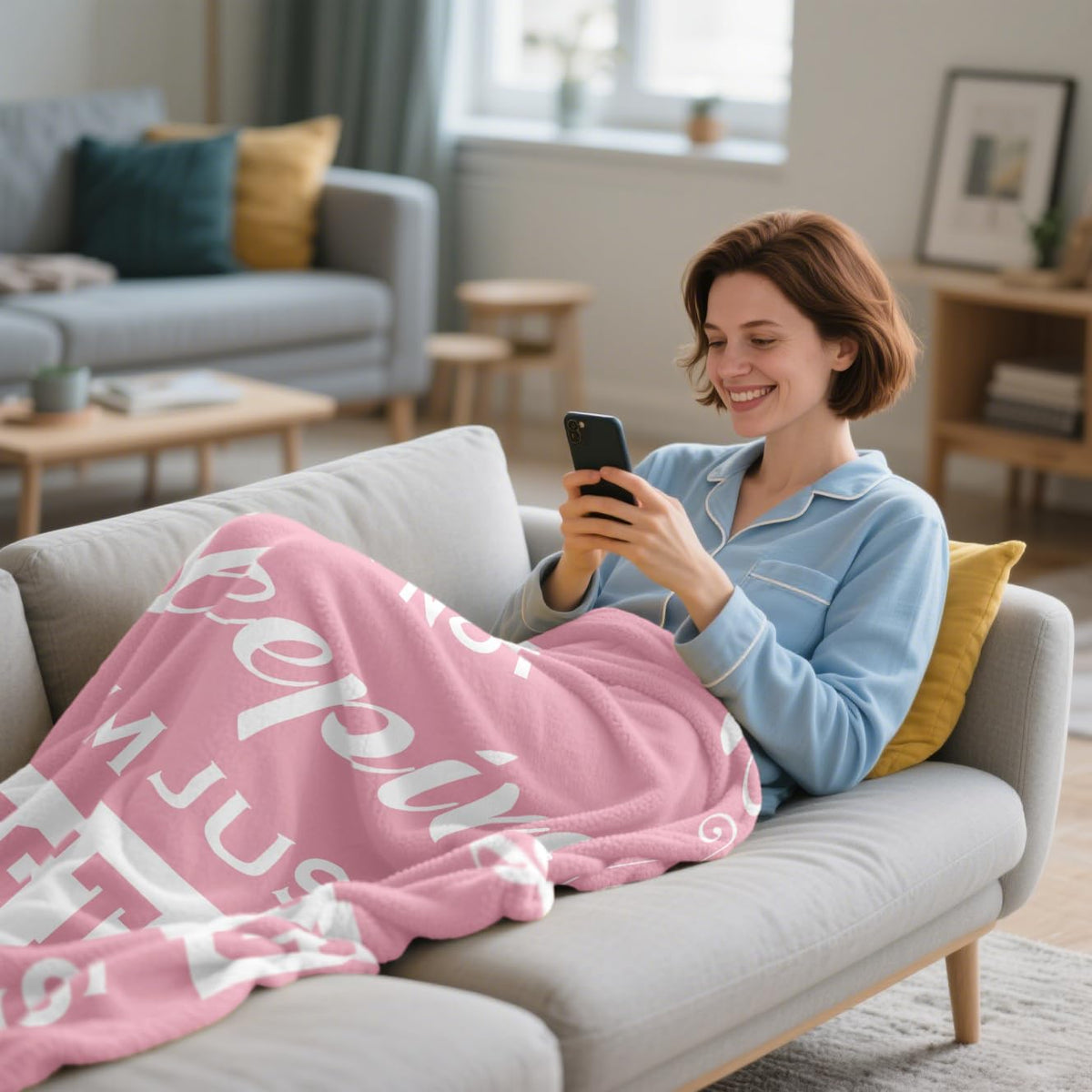 Kituzol Presents Birthday Gifts for Women, Including a Special Gift for Moms, Perfect for Anniversaries Or Retirement. This Pink Blanket, Measuring 60X50 Inches, Features The Phrase 'I'M Not Sleeping, I'M Just Resting My Eyes.'