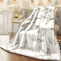1pc Elegant Green Head Duck Flannel Blanket Soft Warm and Tear-Resistant Nature-Inspired Design with Colorful Ducks in Flight Perfect for Living Room Room or Camping All-Season Use Light