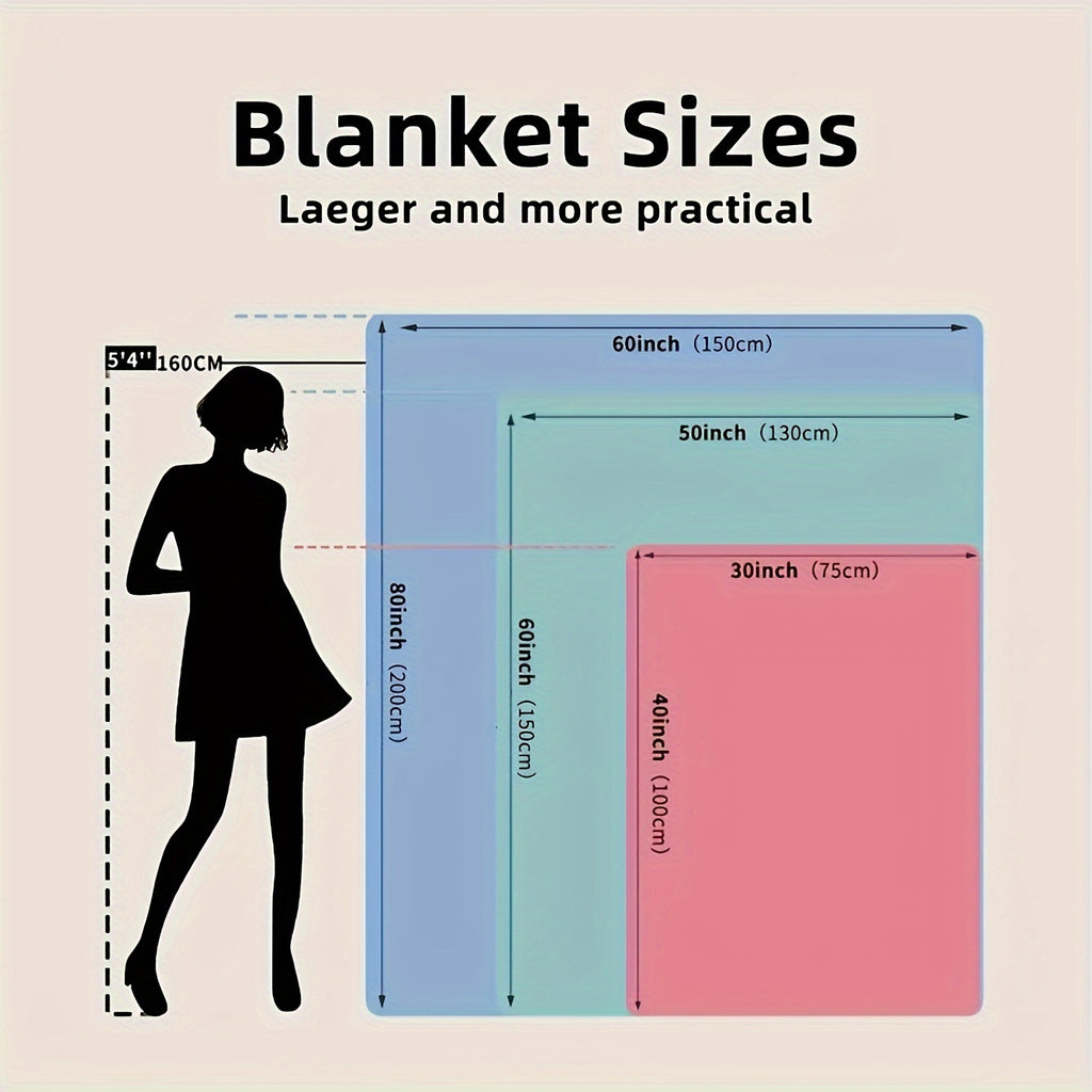Contemporary Polyester Teacher Blanket- Hypoallergenic All-Season Throw with Inspirational Quotes and Teaching Motifs for Multi-purpose Use- Perfect Gift for Teachers