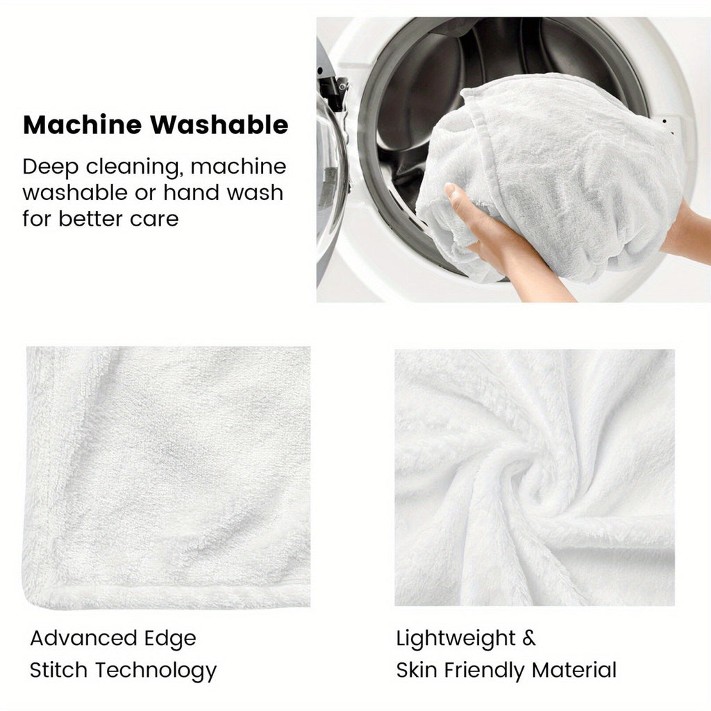 Cozy CNA & Nurse Appreciation Flannel Throw Blanket Suitable for Sofa or Bed - Soft Warm Blanket with Nurse-Themed Messages, Perfect Gift for Nursing Assistants & Healthcare Heroes, Ideal for Nurses Week, 280gsm