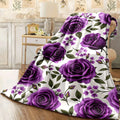 1pc Gift Print Microfiber Throw Blanket Cozy Soft and Lightweight Ideal for Sofa Office or Travel Perfect for All-Season Comfort