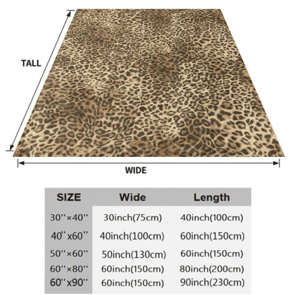 1pc Luxury Leopard Print Plush Blanket Suitable for Men And Women Soft Cozy Bedspread with Leopard, All-Season Couch Bed Camping Travel Throw, Machine Washable Warm Bedding for