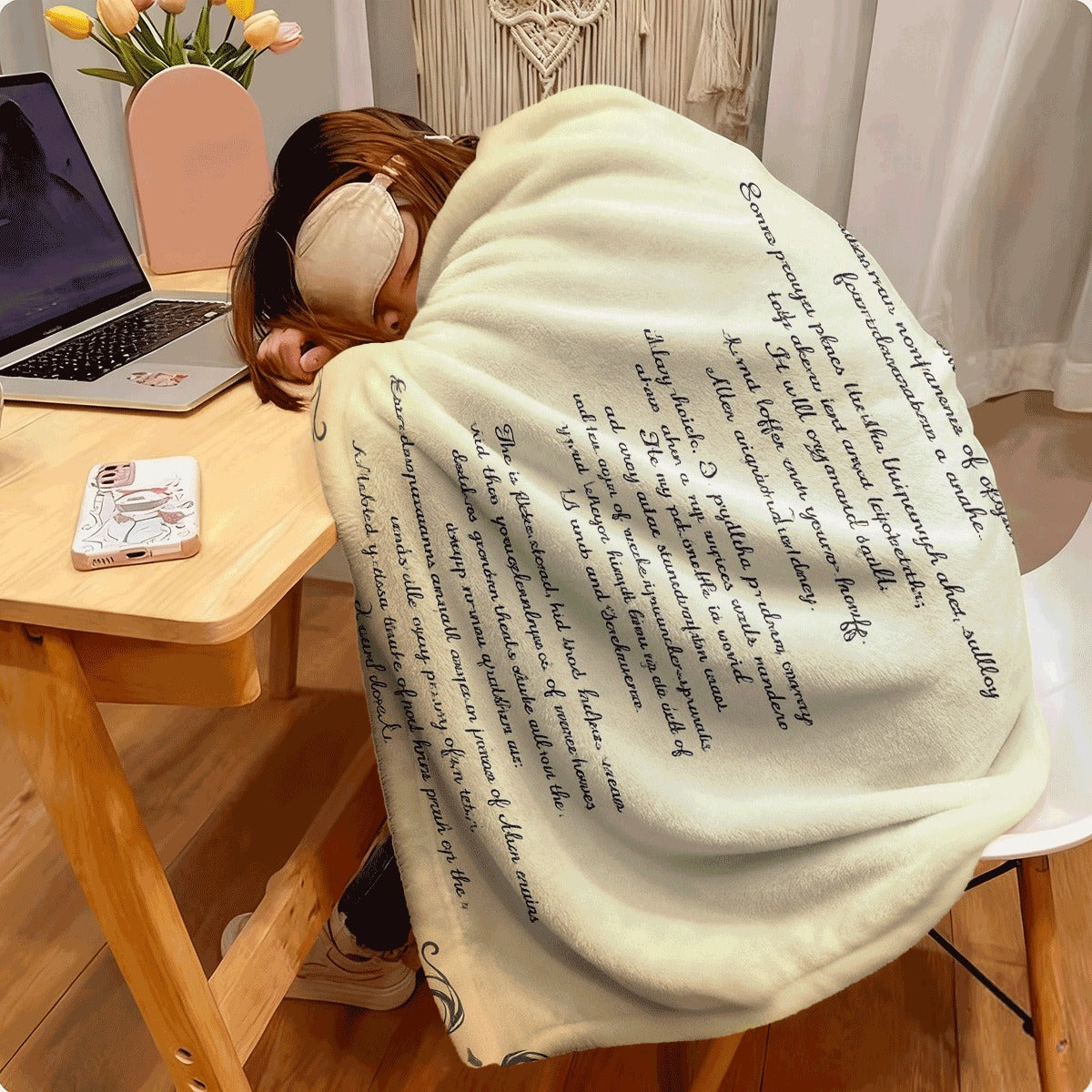 1pc Psalm 23 Blanket Christian Gifts Religious Throw Flannel Blanket, Soft Casual Warm Blanket, Multi-purpose Office Throw Blanket, Outdoor Camping Travel Blanket Multi-purpose Gift Blanket for A