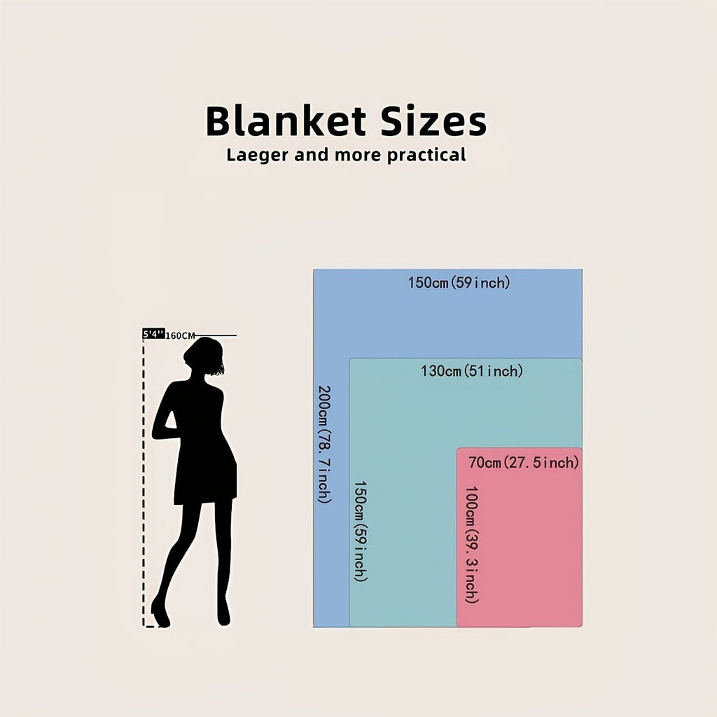 1pc, Flannel Pink Bow Soft And Comfortable Plush Blanket, Christmas Tree Winter Warm Fleece Blanket, Suitable for Sofa, Nap, Large Size Fluffy Comfortable Decorative Sofa Living Room Gift