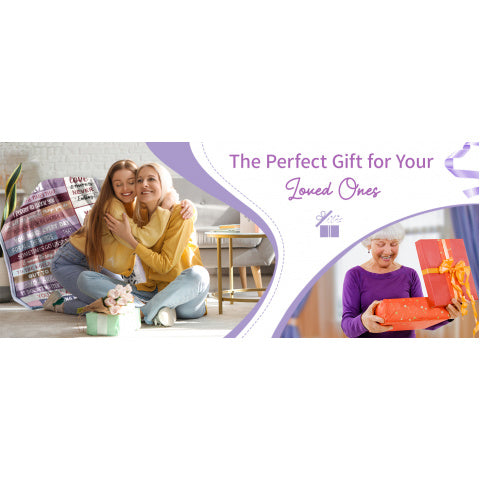 Gift for Mom, Mom Birthday Gifts, Mom Gift from Daughter Son, for Moms Birthday, Mom Gift for Christmas Mothers Day Throw Blanket 50x60, Gifts for Moms Who Have Everything