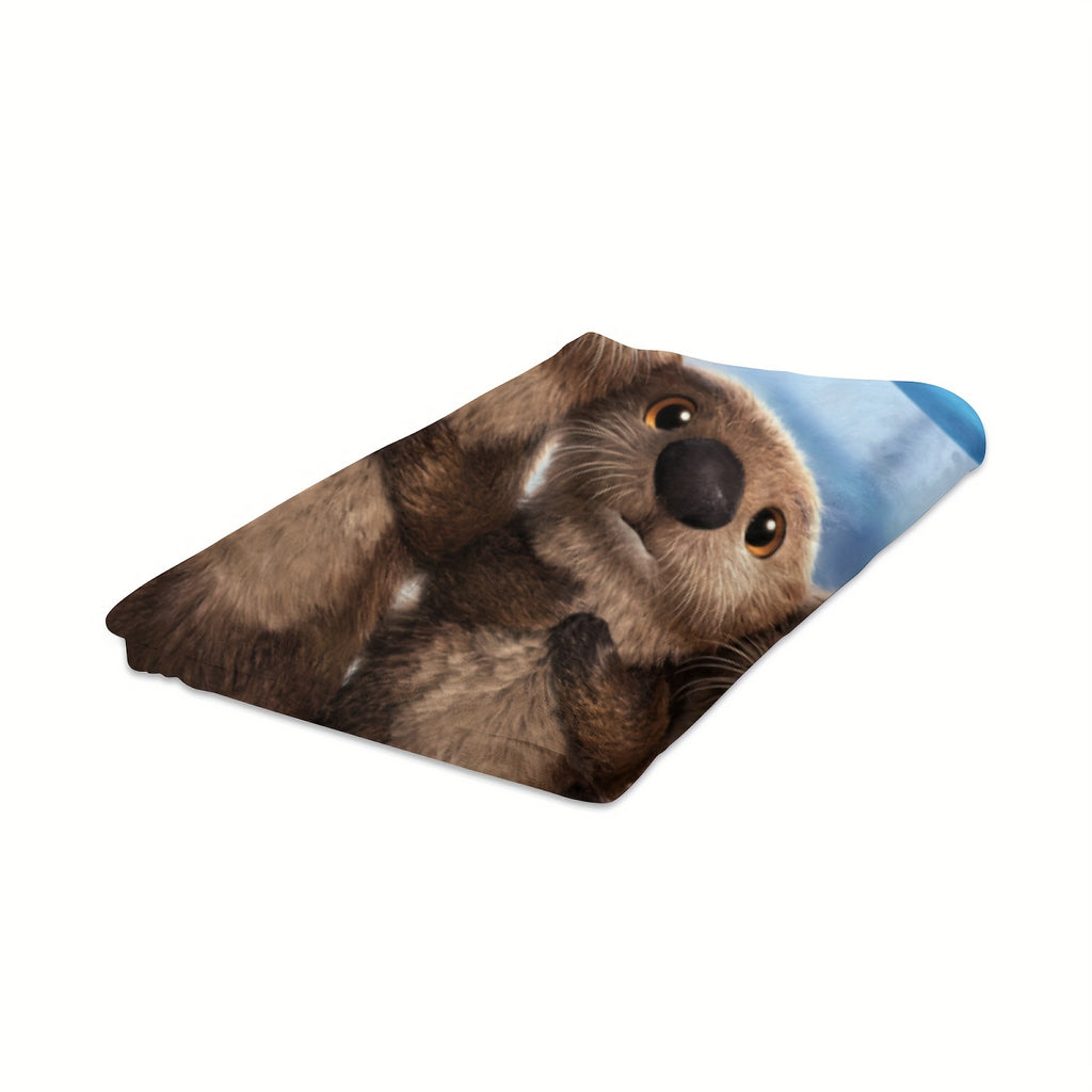 1pc Minase Fleece Throw, Designed for Both Adults And Children, Perfect for Home Use