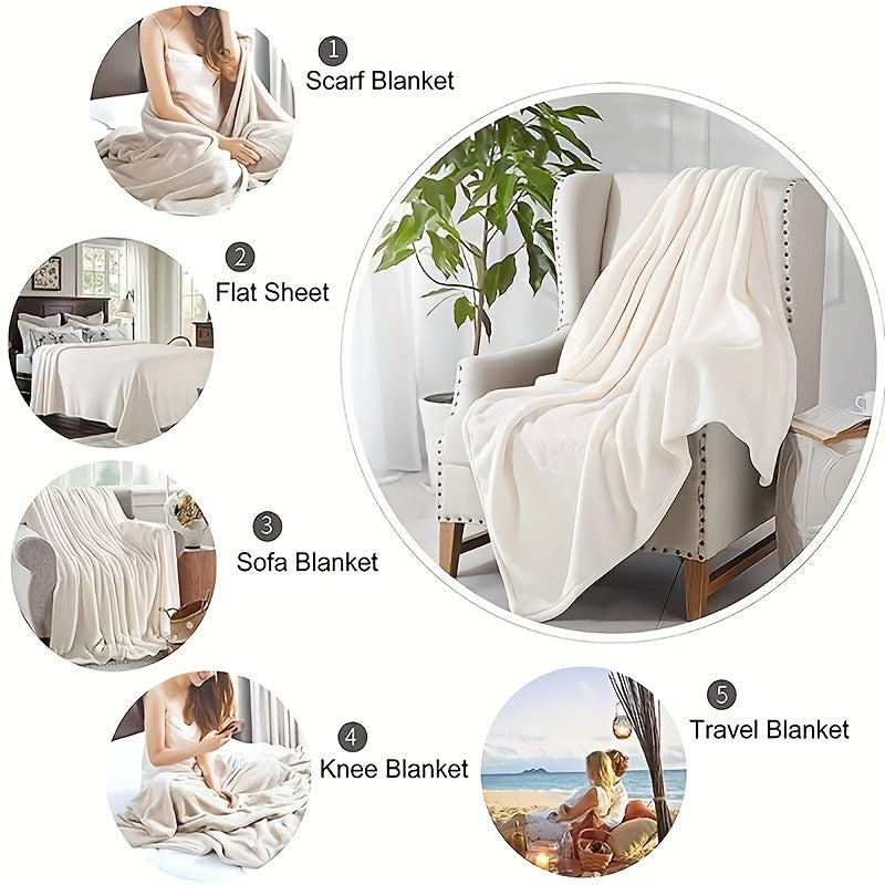 1pc Envelope Printed Flannel Blanket, To My Sister Blanket For All Season, Warm Cozy Soft Throw Blanket Nap Blanket For Couch Bed Sofa Office Camping Travel Home Decor, Birthday Christmas Gift Blanket For Sister