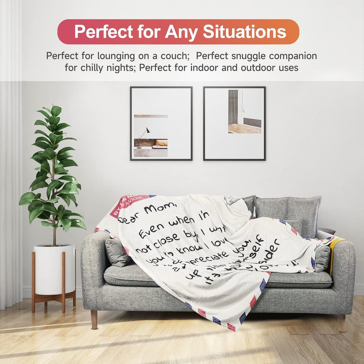 Cozy Throw Blankets for Mothers, Measuring 55X70, Perfect for Gifting on Occasions Like Mother'S Day, Birthdays, Christmas, And Thanksgiving. Unique Gift Ideas from