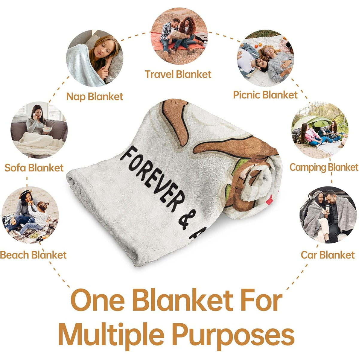 BeneCharm Funny Gifts for Wife, Wife Birthday Gift Ideas, to My Gorgeous Wifey Blanket, Wedding Anniversary Romantic Gift for Wifey, Valentines I Love You Gifts for Her, 60'' X 50''