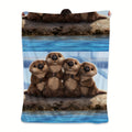 1pc Minase Fleece Throw, Designed for Both Adults And Children, Perfect for Home Use